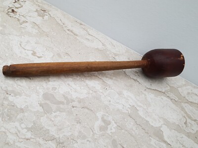 Kartoffel STAMPFER Holz alt antik orig Uroma's  Deko vintage 1920 Utensil Küche