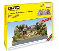 NOCH 53615 HO Scale Easy-Track Set for Theisensee Plastic Construction
