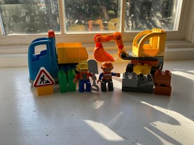 LEGO DUPLO Town Truck & Tracked Excavator 10812 Dump Truck and Excavator