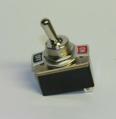 SPST Standard Netz Kippschalter Ein-Aus 1,5A 250Vac Ein/Aus Platte Modelleisenbahn