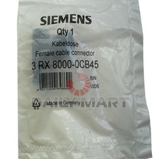 SIEMENS NEW 3RX8000-0CB45 3RX8 000-0CB45 PLC CABLE PLUG M12 4-POLE