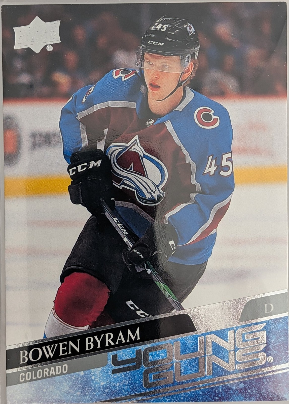 2020-21 Upper Deck Series 1 Bowen Byram Young Guns #205 Avalanche RC