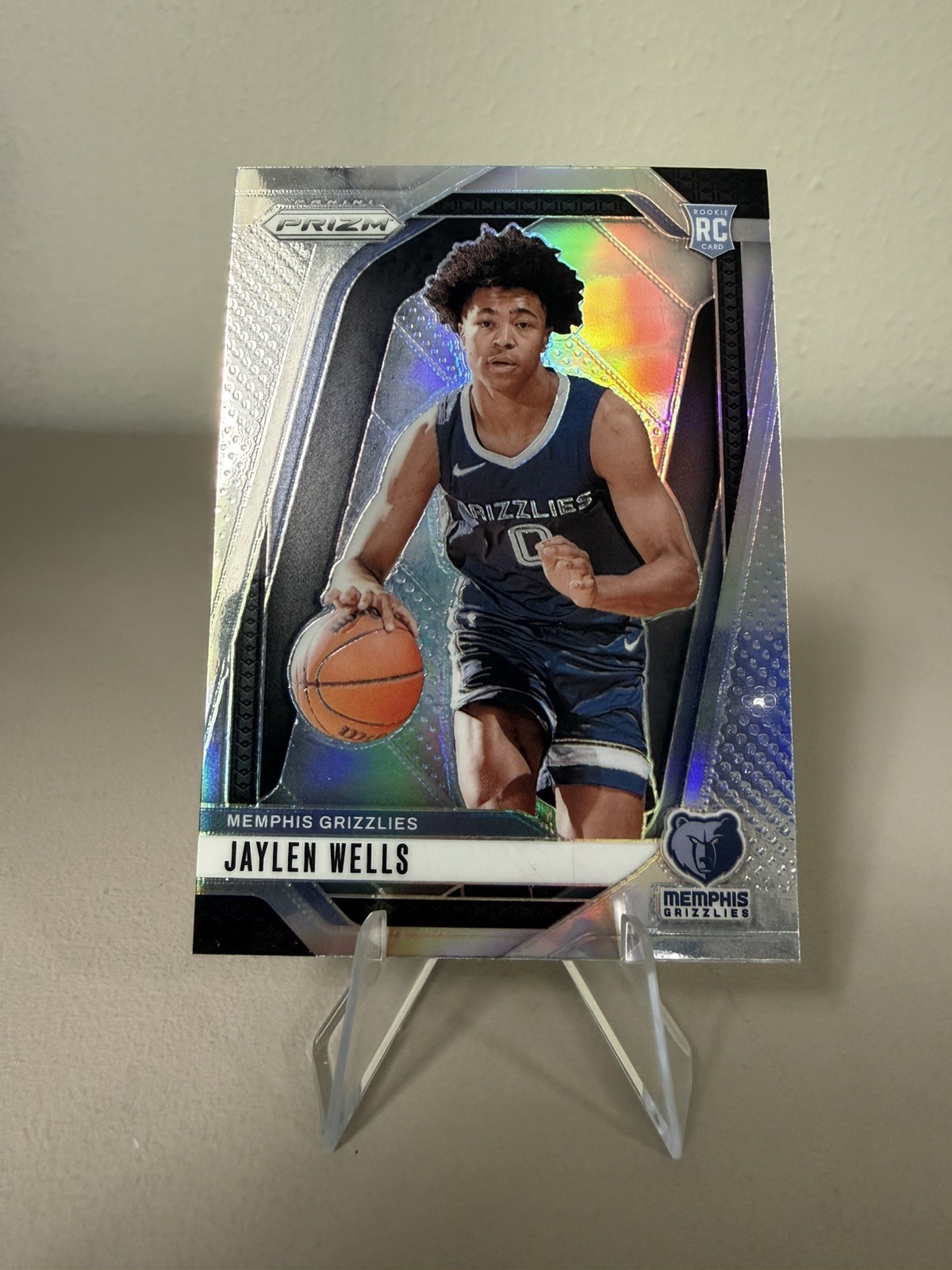 2024-25 Panini Prizm - Jaylen Wells #239 Prizm Silver Chinese Variation RC