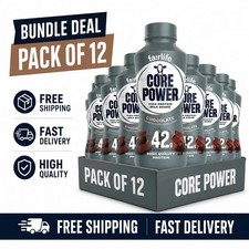 Core Power High Protein Shake, Chocolate, 42g Bottle, 14oz, 12 Pack