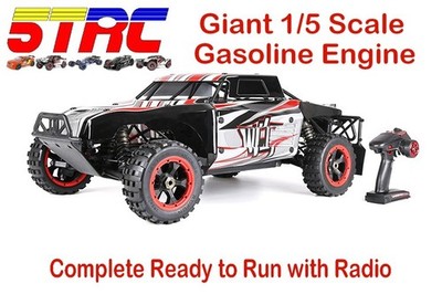 Rovan 1/5 Scale RC WLT Series RED 36cc Gasoline RC Truck 4 Wheel Drive
