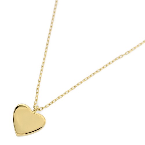 AHKAH AHKAH Floatina Heart 1P Diamond Necklace/K18YG/750-1g/AB1693010100/Yel... - Picture 6 of 10