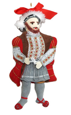 Vintage Royal Collection KING HENRY THE 8TH Ornament, excellent condition