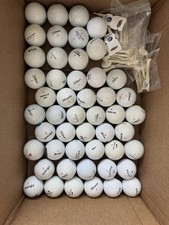 Used Old Golf Balls  Tees Different Years And Brands