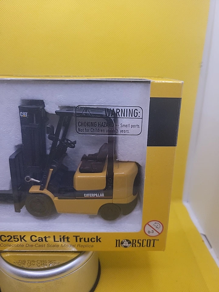 Carretilla elevadora de horquilla Norscot Cat GC25K 1999 escala 1/25 nueva en caja Foto 2 de 4