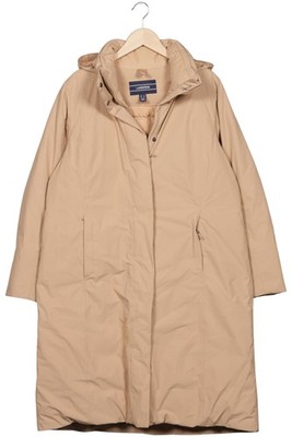 Lands End Mantel Damen Jacke Parka Gr. XL Daunen Beige #387r40g