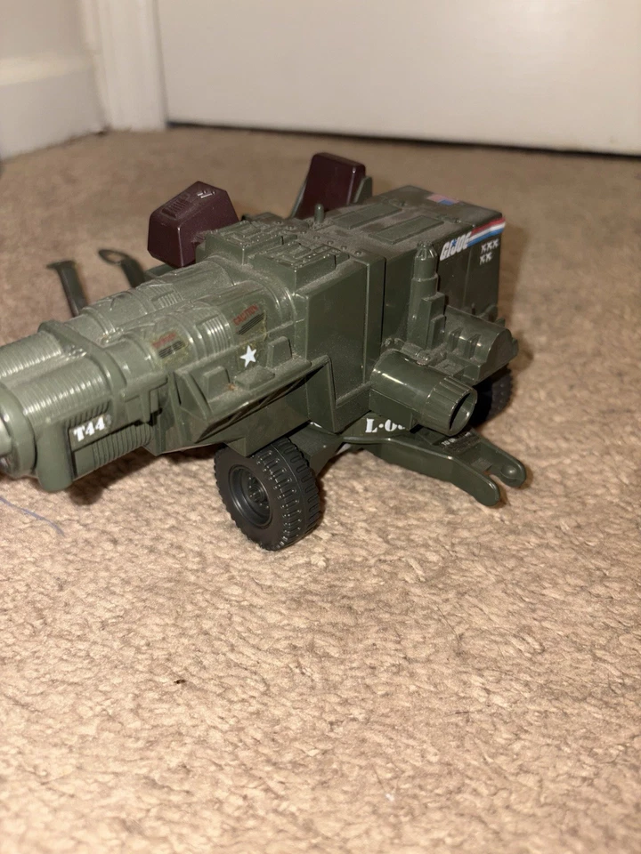 Remolque Hasbro Cobra Arah 1982 completo láser artillería pesada GI Joe HAL de colección Foto 2 de 2