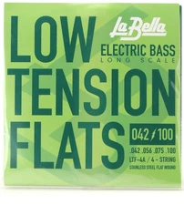 La Bella LTF-4A Low Tension Flexible Flats Bass Strings - 4-string