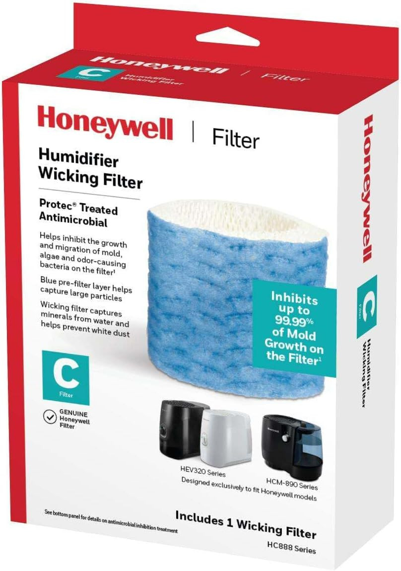 Filter, C Replacement Filter, 1 Pack, White