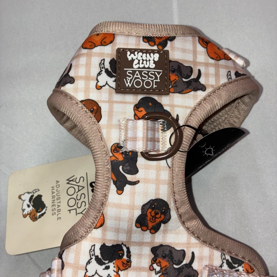 Sassy Woof Weens Club Adjustable Dog Harness Size XXS - Image 2 of 4
