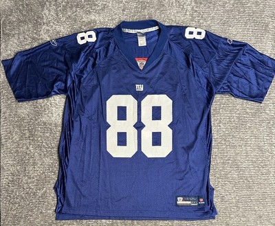 Hakeem Nicks New York Giants Jersey Men 2XL Blue Reebok On Field NFL