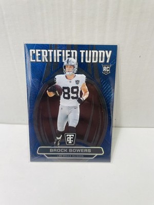 2024 Panini Totally Certified - Certified Tuddy Brock Bowers Mirror Blue /199 
