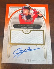2025 Topps Definitive Gunnar Henderson Patch Auto #16/25 Orioles