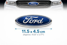 Ford Blue Emblem 4.5 Inch Oval Logo Front Grilletailgate Badge 1999-16 3m Tape