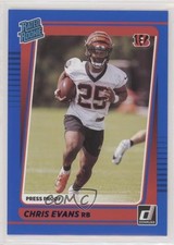 2021 Panini Donruss Rated Rookie Press Proof Blue Chris Evans #314 0l1b