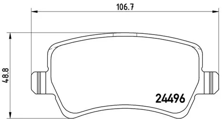 Brake pads P 86 021 BREMBO for VOLVO LAND ROVER - Image 13