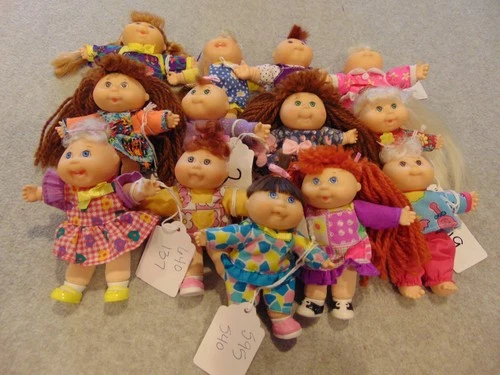 New ListingVINTAGE MATTEL CABBAGE PATCH KIDS MINIATURE 1995 LOT OF 13