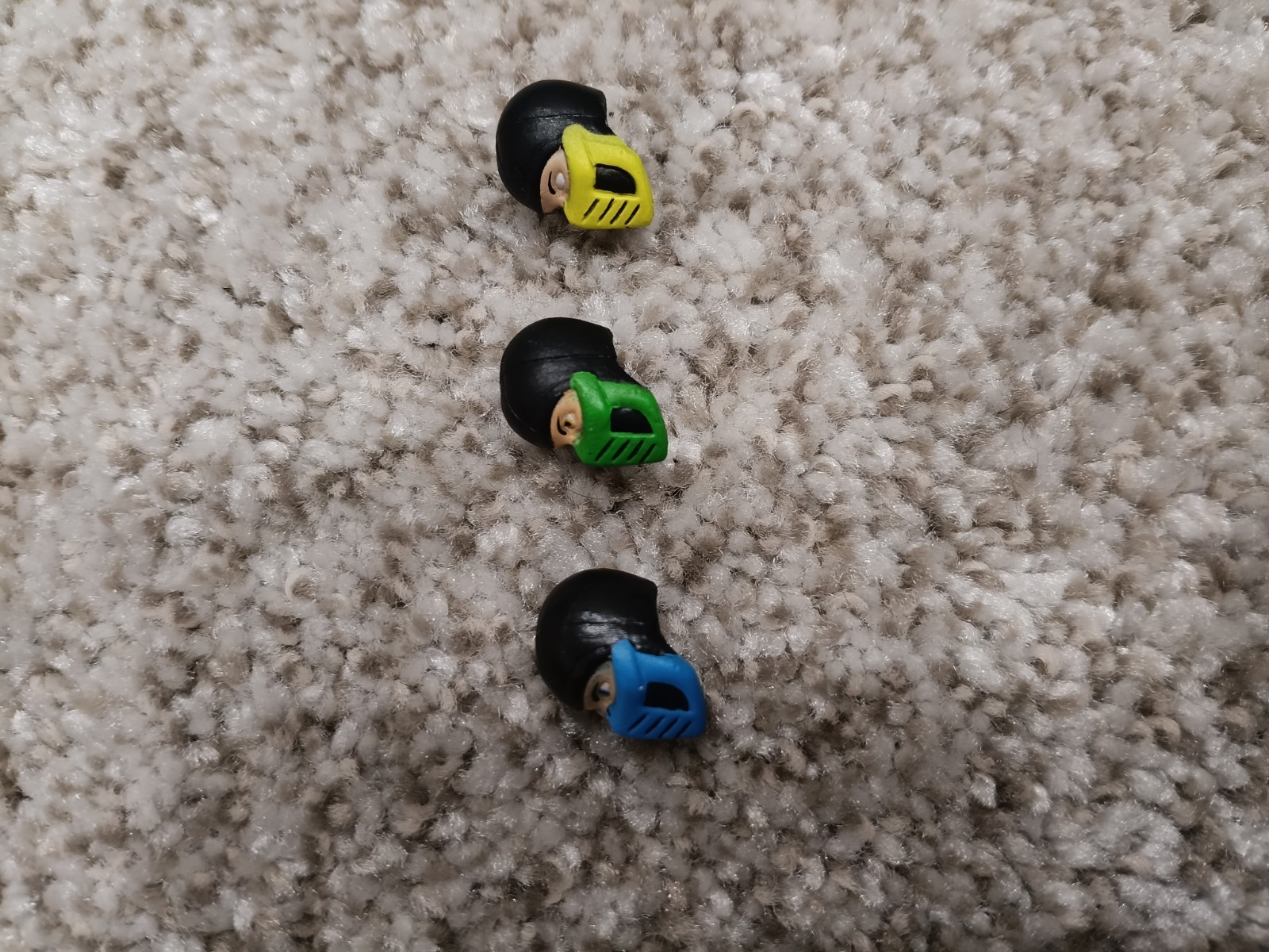 Jazwares Mortal Kombat Ninja Heads Scorpion/Sub-Zero/Reptile 1:18 Scale