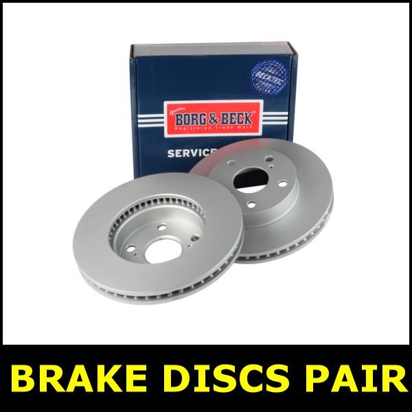 Brake Discs Pair Front Fits TOYOTA HILUX IV 2.4 2.5 2GD-FTV 2KD-FTV EE5C