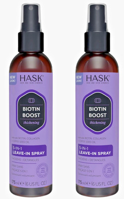 2 Thickening BIOTIN Boost 5-in-1 Leave-In Conditioner Spray, Collagen, Detangles