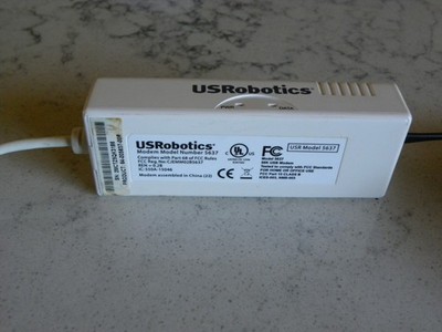 US Robotics USR5637 External USB 56K V.92/V.90 Fax Modem
