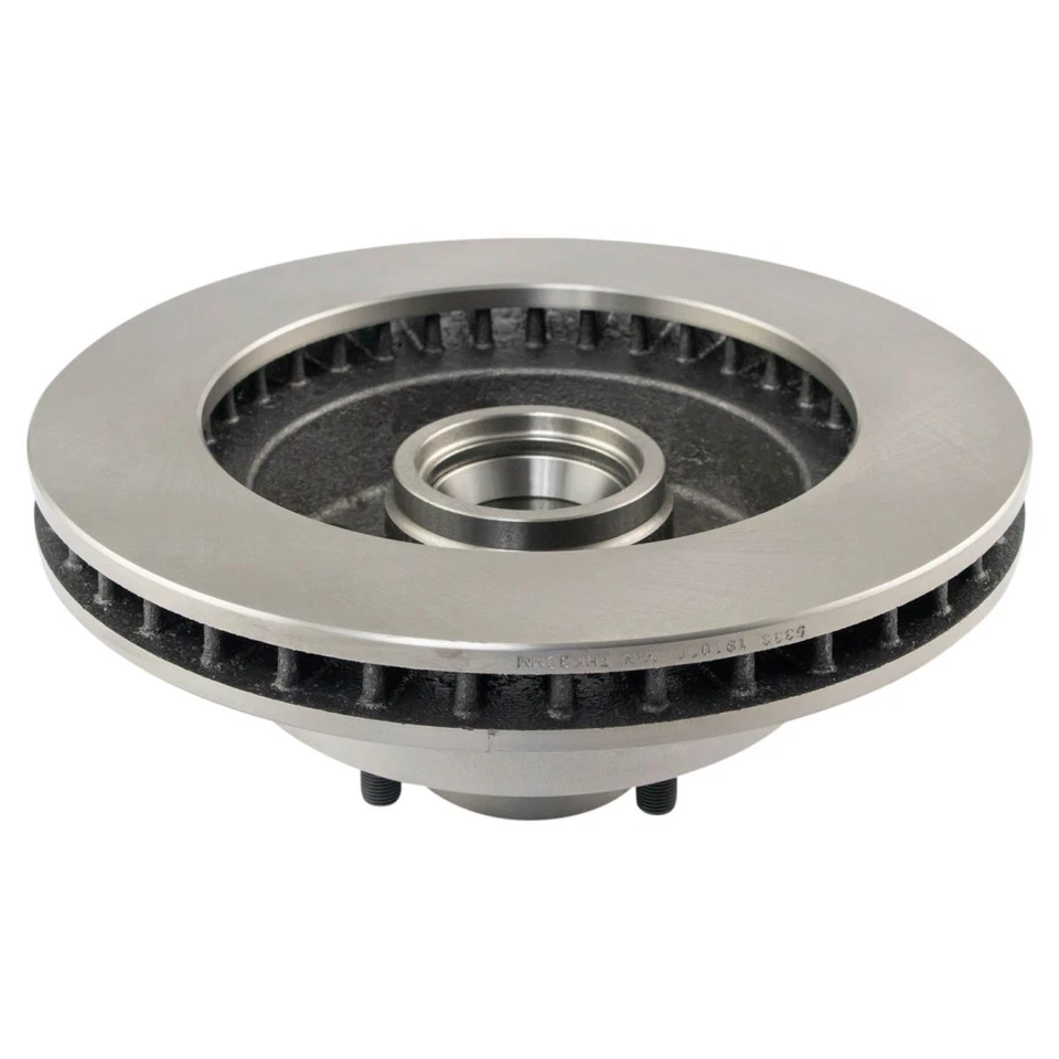 TRQ Front Disc Brake Rotor Driver & Passenger Side Kit Pair for Mopar Dodge - Image 4 of 4