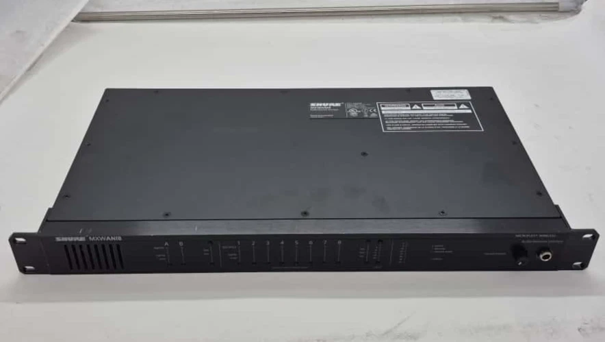 Shure MXWANI8 8-Kanal Audio Network Interface | Dante-fähiges drahtloses System