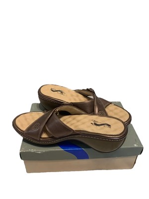 New Soft Walk Medina Copper Bronze Sandals Shoes Comfort Supportive 9 Narrow
