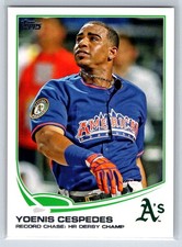 2013 Topps Update #US202 Yoenis Cespedes Oakland Athletics   CL