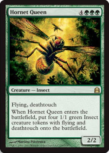 1x Hornet Queen MTG - Commander 2011 - Moderate Play