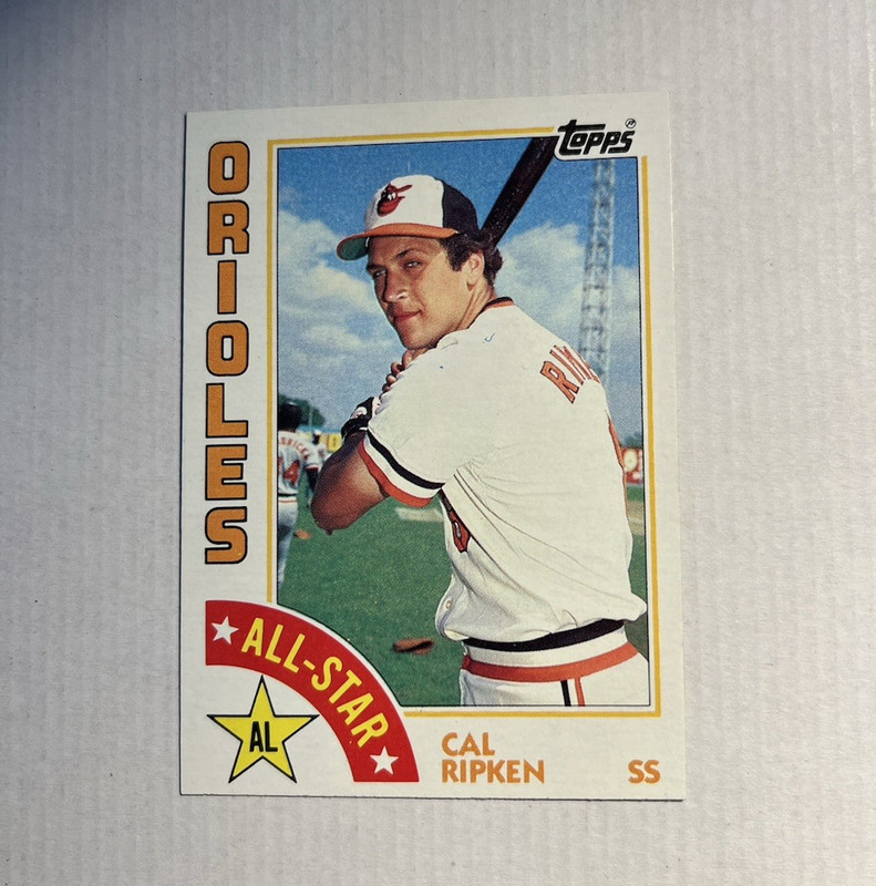 Topps 1984 Cal Ripken Baltimore Orioles All-Star #400 Baseball MLB Card