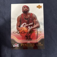 2003-04 Upper Deck Diamond Pro Sigs Lebron James #13 Cleveland Cavaliers Bronze