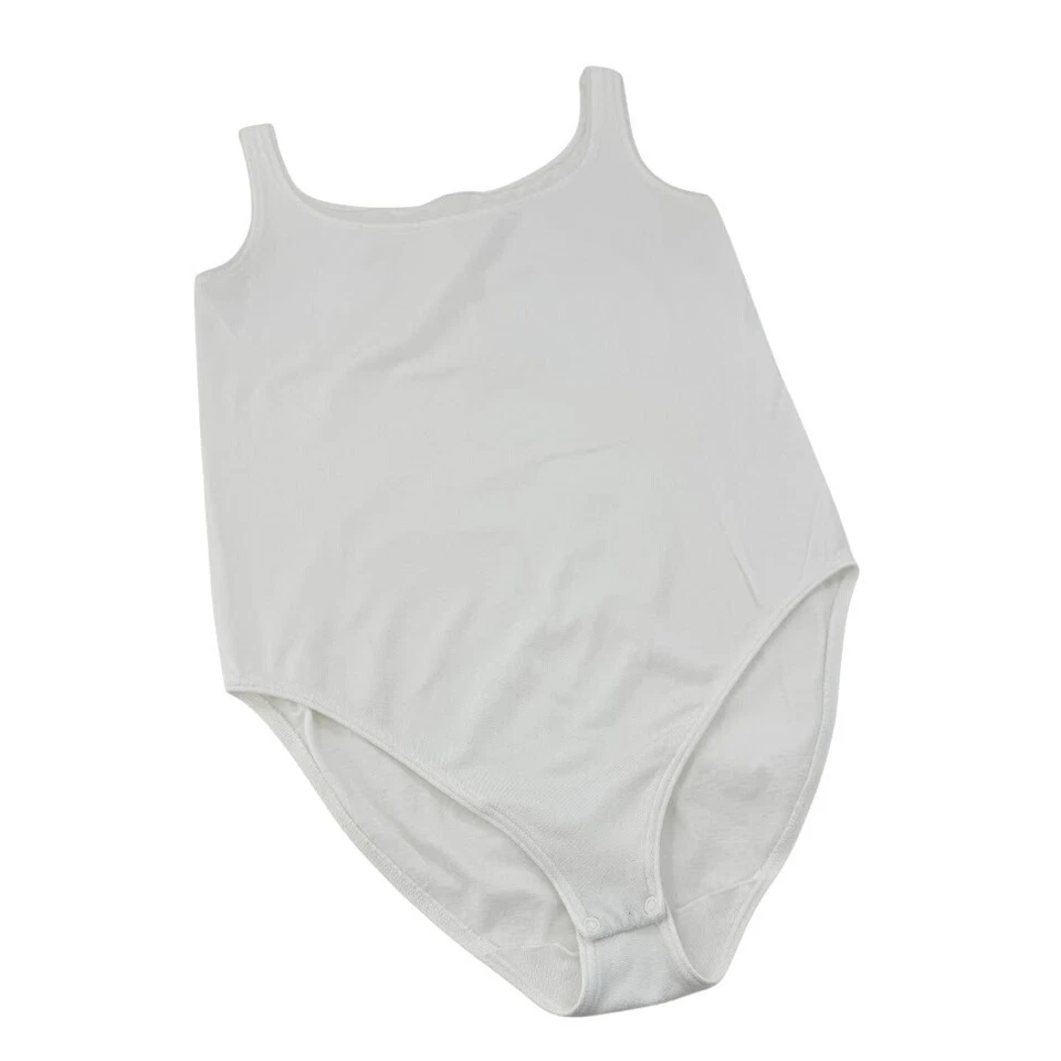 Regata Wolford branca bodysuit gola redonda encaixe virilha elástica - Imagem 3 de 4