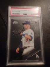 2020 Topps Chrome Black - Gavin Lux #51 Green Refractor /99 (RC)