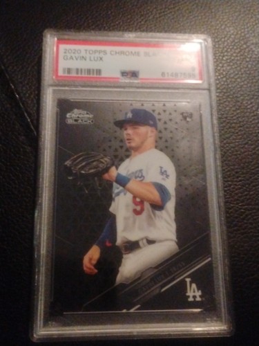 2020 Topps Chrome Black - Gavin Lux #51 Green Refractor /99 (RC)