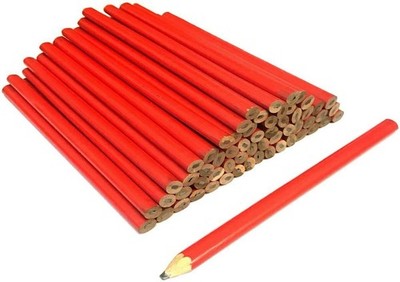 (12er Pack) Oval Tischler Bleistifte Bauherren Schreiner Holzbearbeitung Marker Bleistift