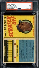 1971 Topps Scratch-Offs Hank Aaron - PSA 7