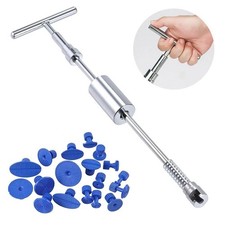 Car Paintless Dent Removal Kits Slide Hammer w/ 18Pcs Dent Puller Tabs Tools UK