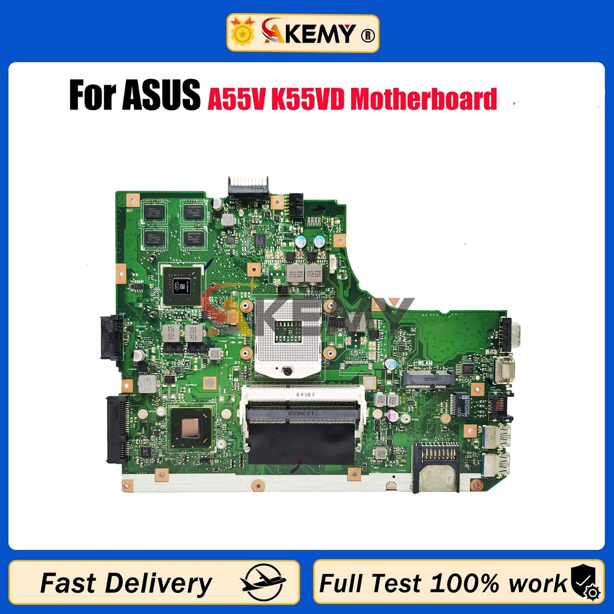 ASUS K55V 15.6インチ　アスース For Asus A55V F55V R500V R503V K55V U57A Motherboard K55VD GT610M
