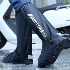 1Pair Waterproof Shoe Cover High Top Bike Rain Cover for Motorcycle Bike Bicycle