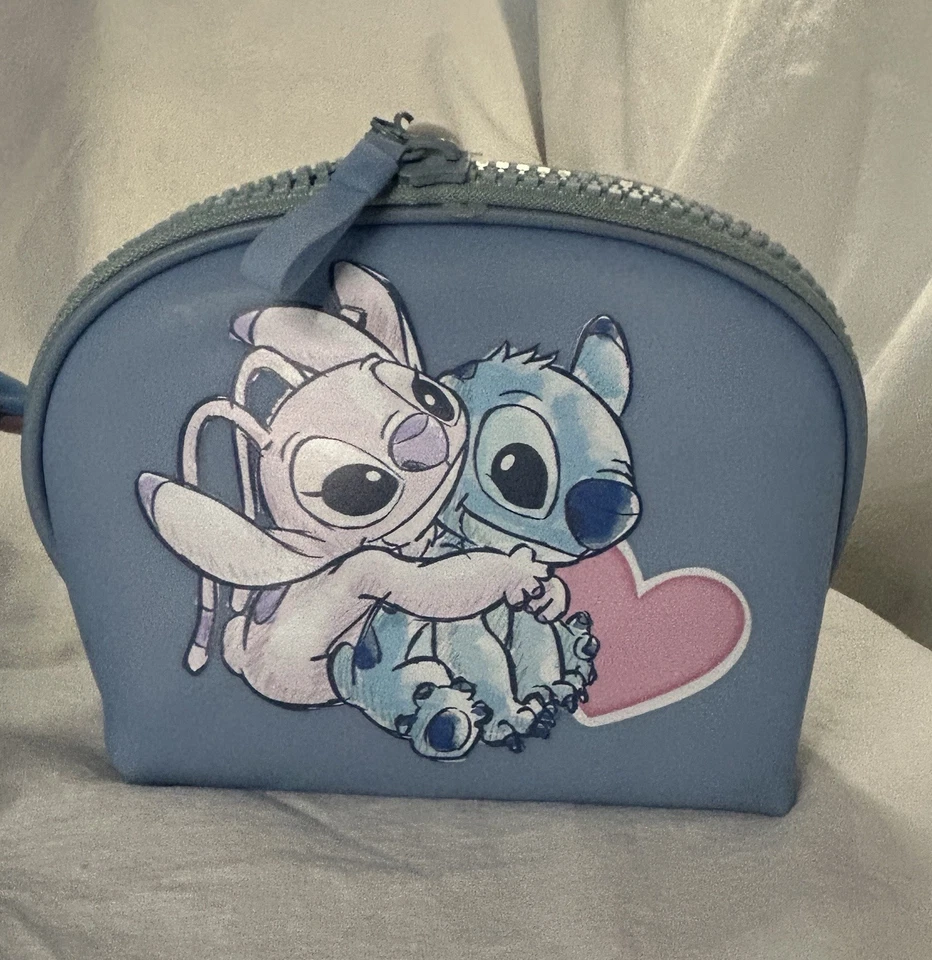 Disney Stitch TY Beanie Boos Peluche + Stitch & Angel Moneda Bolsa Maquillaje Bolsa Set Foto 3 de 4
