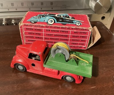 Vintage Chad Valley Wee Kin Clockwork Cable Layer Toys  **NICE**