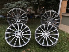 4x 19 Amg Style Wheels Multi Spoke 8.5 9.5 5x112 Fits For Mercedes E S Class
