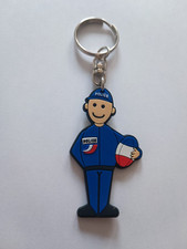 Porte-clés POLICE NATIONALE Ballon de RUGBY France Keychain Vintage