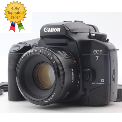 NEAR MINT】 Canon EOS 7 ELAN 7E 35mm Film Camera EF 50mm F/1.8 II