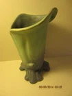Weller Pottery matte Green 6" vase